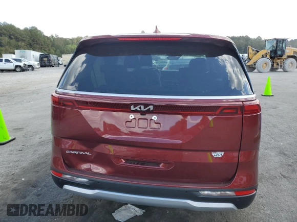 2023 Kia Carnival LX with VIN KNDNB4H3XP6239889, listed as a Copart auction lot 78244604 with 12,309 mi miles and Salvage Title. Bid and sale history available at carsss.com. Image 6.