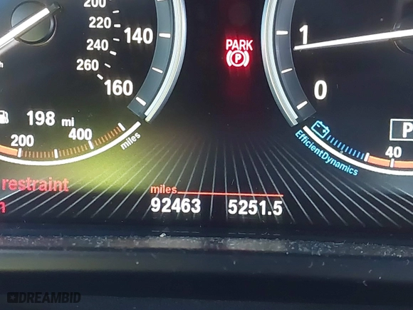 2017 BMW X5 sDrive35i with VIN 5UXKR2C58H0U20598, listed as a IAAI auction lot 41810582 with 92,463 mi miles. Bid and sale history available at carsss.com. Image 15.