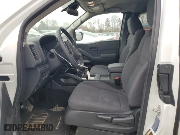 2024 Nissan Frontier S with VIN 1N6ED1CM7RN639682, listed as a Copart auction lot 45129225 with 9,151 mi miles and Salvage Title. Bid and sale history available at carsss.com. Image 7.