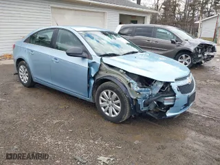 2011 Chevrolet Cruze LS with VIN 1G1PC5SH0B7151865, listed as a IAAI auction lot 41663032 with 131,425 mi miles. Bid and sale history available at carsss.com. Image 1.