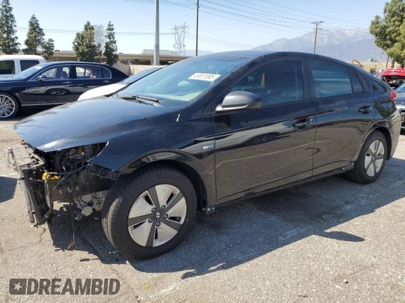 2017 Hyundai Ioniq Blue z VIN KMHC65LC7HU058072, wystawiony jako Copart lot #49851895 z przebiegiem Nie podano mil oraz Szkoda całkowita • Salvage title. Historia ofert i sprzedaży dostępna na DreamBid. Obrazek 1.