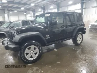 2008 Jeep Wrangler Unlimited X z VIN 1J4GA39168L606738, wystawiony jako Copart lot #44534725 z przebiegiem 225 955 mil mil oraz Szkoda całkowita • Salvage title. Historia ofert i sprzedaży dostępna na DreamBid. Obrazek 1.
