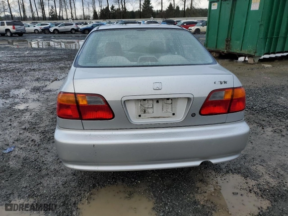 1999 Honda Civic VP with VIN 2HGEJ6616XH539865, listed as a Copart auction lot 88510835 with 309,615 mi miles and Clean Title. Bid and sale history available at carsss.com. Image 6.