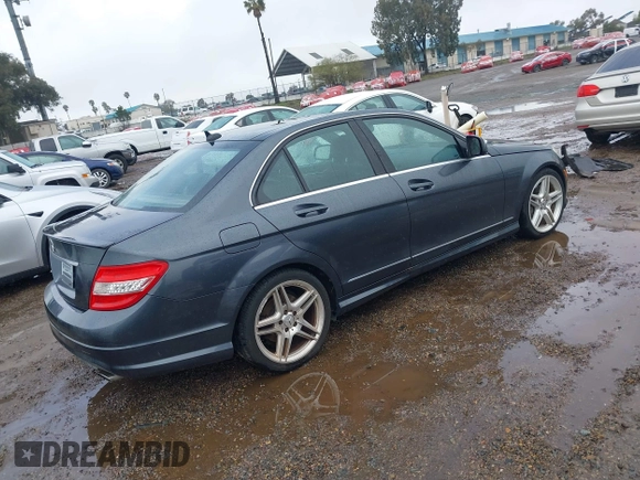 2008 Mercedes-Benz C 350 Sport with VIN WDDGF56XX8F176809, listed as a IAAI auction lot 41763030 with 99,572 mi miles and . Bid and sale history available at DreamBid. Image 4.