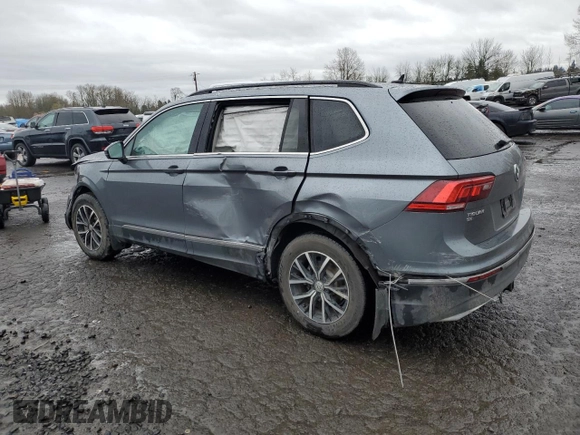 2021 Volkswagen Tiguan SE with VIN 3VV2B7AX7MM128098, listed as a Copart auction lot 49343505 with 46,231 mi miles and Salvage Title. Bid and sale history available at DreamBid. Image 2.