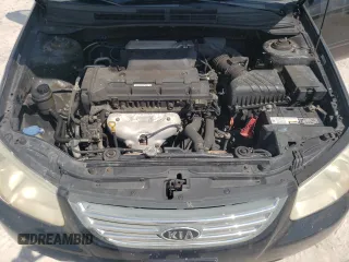 2008 Kia Spectra EX with VIN KNAFE121X85525733, listed as a Copart auction lot 66246444 with 166,211 mi miles and Salvage Title. Bid and sale history available at DreamBid. Image 11.