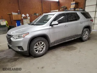 2019 Chevrolet Traverse LT Cloth with VIN 1GNEVGKW6KJ151883, listed as a Copart auction lot 42371715 with 90,877 mi miles and Salvage Title. Bid and sale history available at carsss.com. Image 1.