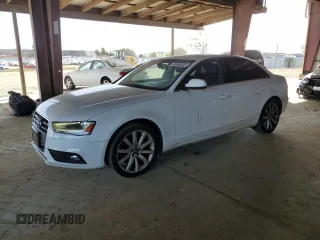 2013 Audi A4 Premium Plus with VIN WAUFFAFLXDN005051, listed as a Copart auction lot 48436335 with 115,618 mi miles and Clean Title. Bid and sale history available at carsss.com. Image 1.
