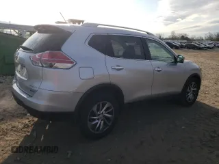 2014 Nissan Rogue SL with VIN 5N1AT2MV2EC811765, listed as a Copart auction lot 48241115 with 146,821 mi miles and Salvage Title. Bid and sale history available at carsss.com. Image 3.