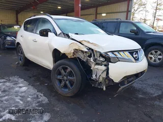 2009 Nissan Murano S with VIN JN8AZ18W79W141106, listed as a IAAI auction lot 41260837 with 142,430 mi miles. Bid and sale history available at carsss.com. Image 1.