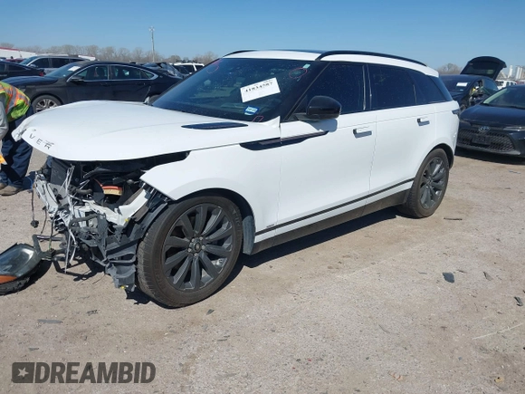 2018 Land Rover Range Rover Velar R-Dynamic SE with VIN SALYL2RV2JA747334, listed as a IAAI auction lot 41834587 with 79,780 mi miles. Bid and sale history available at carsss.com. Image 2.