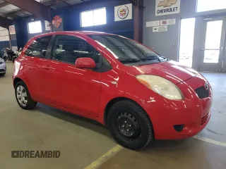 2007 Toyota Yaris with VIN JTDJT923375071567, listed as a Copart auction lot 55075735 with 195,309 mi miles and Clean Title. Bid and sale history available at carsss.com. Image 4.