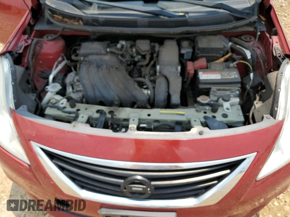 2012 Nissan Versa SL with VIN 3N1CN7AP7CL823893, listed as a Copart auction lot 59086175 with 104,298 mi miles and Salvage title. Bid and sale history available at DreamBid. Image 11.