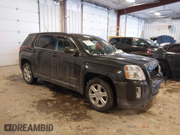 2014 GMC Terrain SLE with VIN 2GKFLVEK1E6370305, listed as a IAAI auction lot 41427574 with 120,121 mi miles. Bid and sale history available at carsss.com. Image 1.