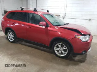2015 Mitsubishi Outlander SE with VIN JA4AZ3A34FZ001820, listed as a Copart auction lot 53256555 with 131,124 mi miles and Salvage title. Bid and sale history available at DreamBid. Image 4.