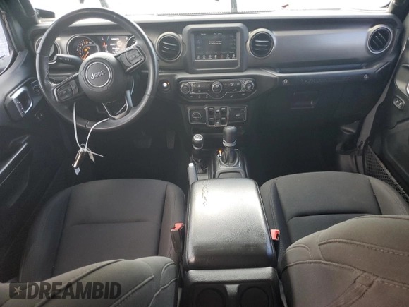 2019 Jeep Wrangler Unlimited Sport S with VIN 1C4HJXDG3KW583521, listed as a Copart auction lot 62835915 with 115,292 mi miles and Salvage title. Bid and sale history available at DreamBid. Image 8.