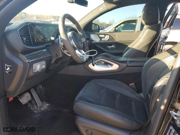 2021 Mercedes-Benz GLE with VIN 4JGFD6BBXMA252740, listed as a Copart auction lot 47109915 with 58,503 mi miles and Salvage Title. Bid and sale history available at carsss.com. Image 7.