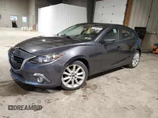 2015 Mazda 3 S Touring with VIN JM1BM1L34F1260462, listed as a Copart auction lot 59090575 with 67,612 mi miles and Salvage title. Bid and sale history available at DreamBid. Image 1.