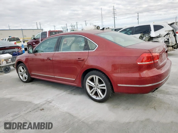 2015 Volkswagen Passat SEL Premium z VIN 1VWCV7A33FC028380, wystawiony jako Copart lot #59144665 z przebiegiem 165 740 mil mil oraz Czysty tytuł • Clean title. Historia ofert i sprzedaży dostępna na DreamBid. Obrazek 2.