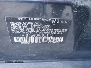 2015 Subaru WRX STI Limited с VIN JF1VA2U6XF9814132, выставлен на аукционе Copart как лот 42514975 с пробегом Не указан миль и Чистый • Clean title. История ставок и продаж доступна на DreamBid. Изображение 12.