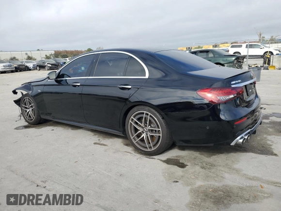 2021 Mercedes-Benz E-Class AMG E 53 with VIN W1KZF6BB2MA935839, listed as a Copart auction lot 86156364 with 28,290 mi miles and Non Repairable. Bid and sale history available at carsss.com. Image 2.