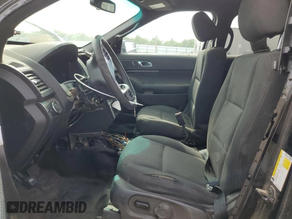 2015 Ford Utility Police Interceptor with VIN 1FM5K8AR1FGC52296, listed as a Copart auction lot 55185565 with 84,970 mi miles and Clean Title. Bid and sale history available at carsss.com. Image 7.