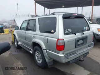 2000 Toyota 4Runner SR5 with VIN JT3GN86RXY0140450, listed as a IAAI auction lot 41374941 with 276,815 mi miles and . Bid and sale history available at DreamBid. Image 3.