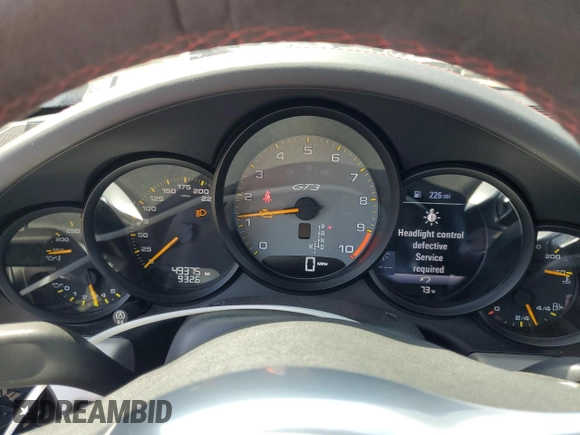 2015 Porsche 911 GT3 z VIN WP0AC2A93FS183671, wystawiony jako Copart lot #53236915 z przebiegiem 49 375 mil mil oraz Szkody całkowita. Historia ofert i sprzedaży dostępna na DreamBid. Obrazek 9.