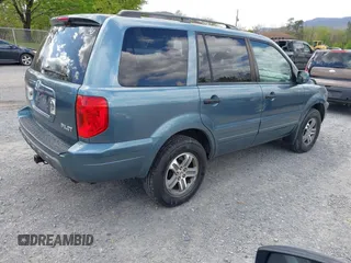 2005 Honda Pilot EX-L z VIN 2HKYF18785H542479, wystawiony jako IAAI lot #42040202 z przebiegiem 345 167 mil mil oraz . Historia ofert i sprzedaży dostępna na DreamBid. Obrazek 4.