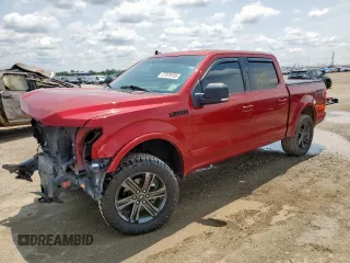 2019 Ford F-150 XL with VIN 1FTEW1EPXKFB27337, listed as a Copart auction lot 57979195 with 103,435 mi miles and Salvage title. Bid and sale history available at DreamBid. Image 1.