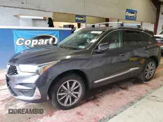 2021 Acura RDX w/Technology Package with VIN 5J8TC2H54ML010147, listed as a Copart auction lot 49976054 with 0 mi miles and Salvage Title. Bid and sale history available at carsss.com. Image 1.