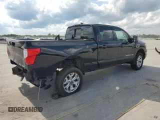2024 Nissan Titan SV with VIN 1N6AA1FB4RN118355, listed as a Copart auction lot 57669095 with 2,861 mi miles and Salvage title. Bid and sale history available at DreamBid. Image 3.