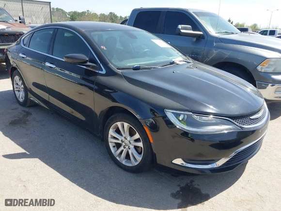 2016 Chrysler 200 Limited with VIN 1C3CCCAB7GN169035, listed as a IAAI auction lot 41796412 with NaN miles. Bid and sale history available at carsss.com. Image 1.
