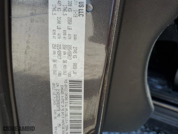 2019 Dodge Grand Caravan GT with VIN 2C4RDGEG5KR630776, listed as a Copart auction lot 48998225 with 132,390 mi miles and Clean Title. Bid and sale history available at carsss.com. Image 13.