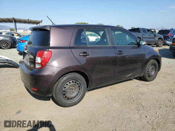 2012 Scion xD with VIN JTKKU4B47C1018751, listed as a Copart auction lot 63914625 with 166,251 mi miles and Clean title. Bid and sale history available at DreamBid. Image 3.