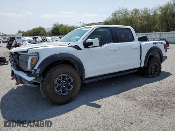 2024 Ford F-150 Raptor with VIN 1FTFW1RJ6RFA64547, listed as a Copart auction lot 64700194 with Not Provided miles and Salvage Title. Bid and sale history available at DreamBid. Image 1.