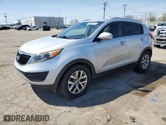 2015 Kia Sportage LX with VIN KNDPBCAC1F7719731, listed as a Copart auction lot 54500795 with 162,287 mi miles and Clean Title. Bid and sale history available at carsss.com. Image 1.