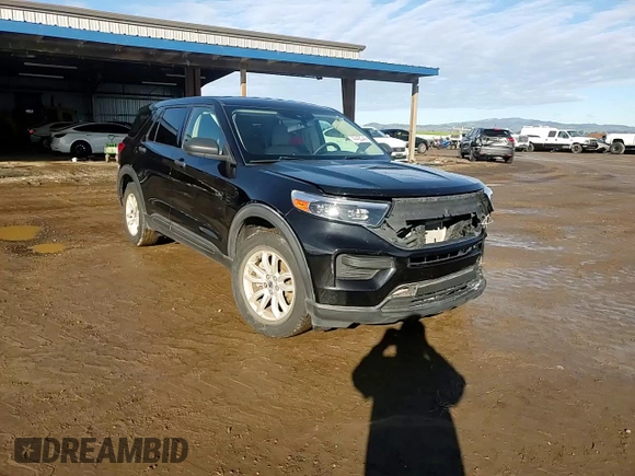 2021 Ford Explorer with VIN 1FMSK7BH2MGA22492, listed as a Copart auction lot 44423345 with 83,402 mi miles and Salvage Title. Bid and sale history available at carsss.com. Image 12.