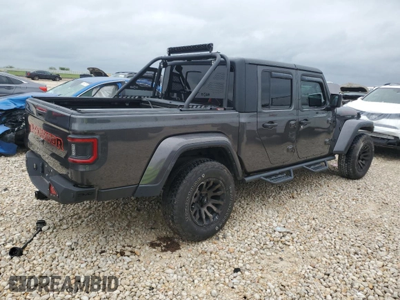 2022 Jeep Gladiator Texas Trail with VIN 1C6HJTAGXNL126523, listed as a Copart auction lot 50985915 with 38,478 mi miles and Salvage Title. Bid and sale history available at DreamBid. Image 3.