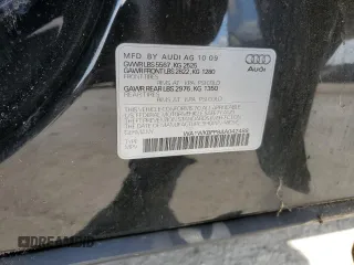 2010 Audi Q5 Prestige with VIN WA1WKBFP8AA042488, listed as a Copart auction lot 48786155 with Not provided miles and Salvage title. Bid and sale history available at DreamBid. Image 14.