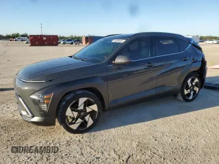 2024 Hyundai Kona Limited with VIN KM8HE3A30RU085373, listed as a Copart auction lot 48599455 with 14,306 mi miles and Non Repairable. Bid and sale history available at carsss.com. Image 1.