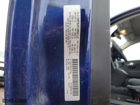 2013 FIAT 500 Pop with VIN 3C3CFFDR3DT647609, listed as a Copart auction lot 85893994 with 31703 miles and Salvage Title. Bid and sale history available at carsss.com. Image 12.