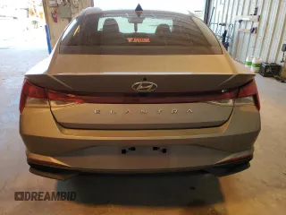 2022 Hyundai Elantra SEL with VIN KMHLM4AG3NU330330, listed as a Copart auction lot 47273665 with 71,104 mi miles and Salvage Title. Bid and sale history available at DreamBid. Image 6.