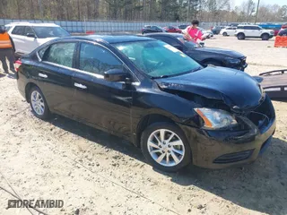 2015 Nissan Sentra S with VIN 3N1AB7AP7FY320503, listed as a IAAI auction lot 41899135 with 199,262 mi miles. Bid and sale history available at carsss.com. Image 1.
