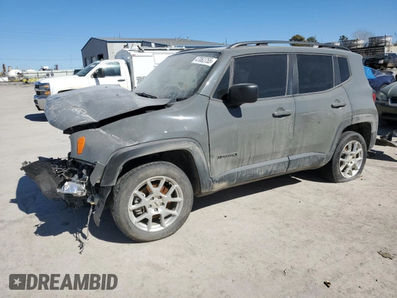 2022 Jeep Renegade Latitude with VIN ZACNJDB10NPN78548, listed as a Copart auction lot 47062755 with 46,157 mi miles and Salvage title. Bid and sale history available at DreamBid. Image 1.