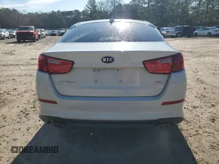 2015 Kia Optima LX with VIN 5XXGM4A7XFG347185, listed as a Copart auction lot 50216465 with 188,409 mi miles and Salvage Title. Bid and sale history available at carsss.com. Image 6.
