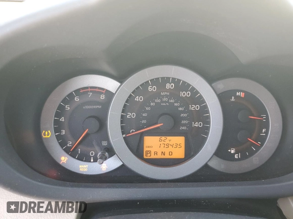 2010 Toyota RAV4 Limited with VIN 2T3YK4DV9AW006208, listed as a Copart auction lot 47644785 with 179,435 mi miles and Salvage title. Bid and sale history available at DreamBid. Image 9.