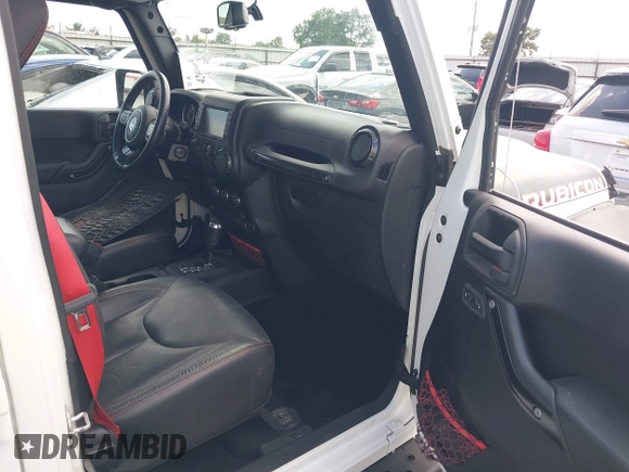 2017 Jeep Wrangler Unlimited Rubicon Recon with VIN 1C4BJWFG1HL693572, listed as a IAAI auction lot 42601855 with 64,342 mi miles and . Bid and sale history available at DreamBid. Image 5.
