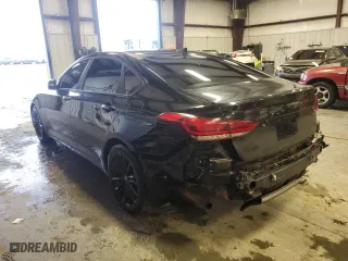 2015 Hyundai Genesis 3.8L with VIN KMHGN4JEXFU038009, listed as a Copart auction lot 45082575 with 121,553 mi miles and Salvage Title. Bid and sale history available at carsss.com. Image 2.