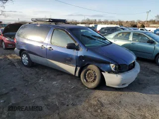 2002 Toyota Sienna CE with VIN 4T3ZF19C62U448900, listed as a Copart auction lot 48347055 with 207,018 mi miles and Salvage Title. Bid and sale history available at carsss.com. Image 4.